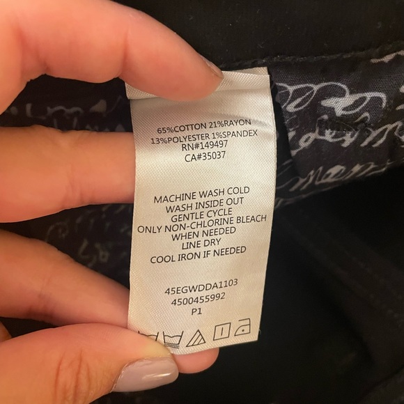 Sam Edelman painted skinny jeans - Picture 4 of 4